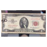 1953-A Red Seal $2 United States Note