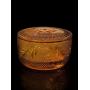 Tiara Sandwich Glass Trinket Box with Lid