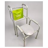Portable Bedside Commode Chair & Walker