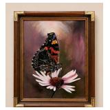 Butterfly Oil Painting, Framed Minta McDuff