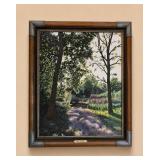 Bill McDuff Framed Landscape Oil Painting