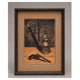 Framed Original Painting "At Rest" by Bill McDuf