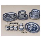 Churchill Blue Willow Dinnerware Set