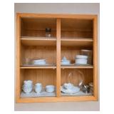 White and Clear Dinnerware Set More