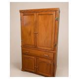 Wooden Entertainment Armoire Cabinet