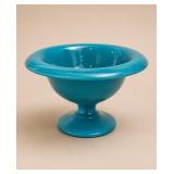 Cambridge Azurite Glass Pedestal Bowl 1920s
