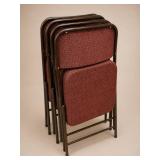 6 Metal Folding Chairs