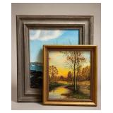 Three Framed Original Oil Paintings