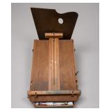 Portable Wooden Artist Easel With Paints
