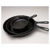 Cast Iron Skillet Set with Cornbread Pan