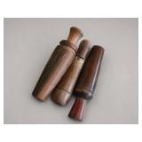 3 Wooden Turkey Calls, E. Stofer More