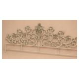 Decorative King Size Ornate Metal Headboard