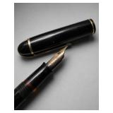 Eversharp Fountain Pen Black Gold 14k Gold NIB