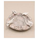 Marble Bowl with Sculpted Doves