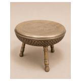 Brass Turkish Three-Legged Vintage Stool / Brazier