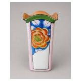 Gold Castle Nippon Hand Painted Porcelain Vase