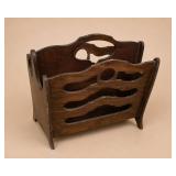 Wooden Magazine or Newspaper Rack