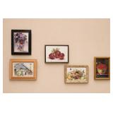 Five Framed Prints