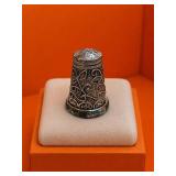 Sterling Silver and Abalone Thimble