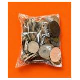 1lb Assorted Foreign Coins Bulk Lot