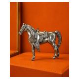 Sterling Silver Horse Brooch, 14.7g