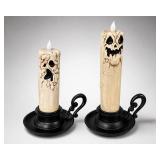 Halloween LED Candles with Faces