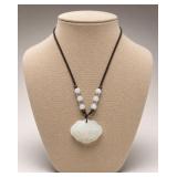 Chinese Nephrite Pendant Necklace