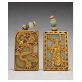 Chinese / Dragon Rectangular Pendants