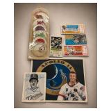 Sports Memorabilia Lot: Signed Photo, Tickets