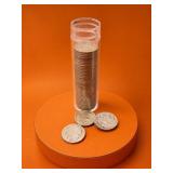 Roll of No Date and Partial Date Buffalo Nickels