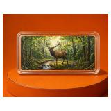 10oz .999 Fine Copper Stag Art Bar