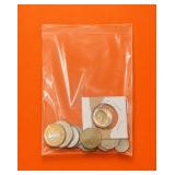 Lot of Coins in Bag