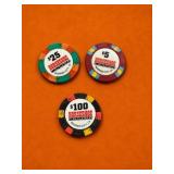 Horseshoe Casino Poker Chips, Bossier City $125