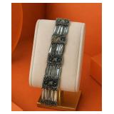 Taxco Sterling Silver Bracelet, 44.6g