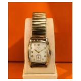 Elgin Gold Tone Manual Wristwatch