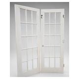 White Wood French Doors