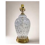 Kristal Zahoor Cut Glass Table Lamp