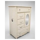 Stanley Furniture White Dresser With Mirror