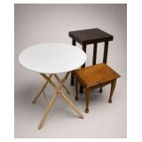 Side and Folding Tables, Set of 3