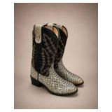 Laredo Cowboy Boots, Snakeskin, Sz 7