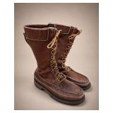 W.C. Russell Moccasin Co. Brown Leather Boots