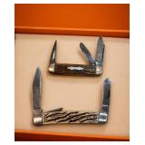 Schrade and Colonial Pocket Knives Pair