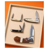 Four Folding Pocket Knives