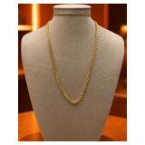 Dorado Sterling Silver Vermeil 20" Chain, 28.9g