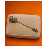 Sterling Silver Ornate Hat Pin