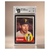 1963 Topps Bill Mazeroski #323 Graded NM 7
