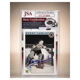 Harry Lumley Signed Hockey Card JSA COA
