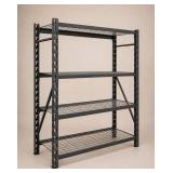 Industrial Metal Storage Rack with Shelves