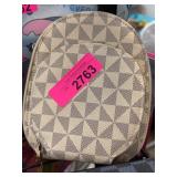 Geometric Pattern Small Zip Pouch