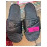 Nike Black Slide Sandals, Size 11 US